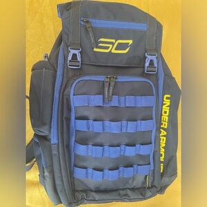 Under Armour Blue and Black Tactical Backpack with MOLLE System